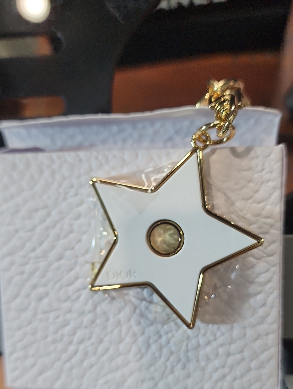 NWOT Dior Star Keyring/ Charm